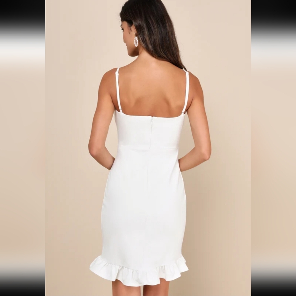 Lulus Spoonful of Sass White Bodycon Mini Dress - Picture 6 of 9